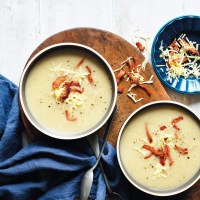 Cauliflower, Leek and Bacon Soup